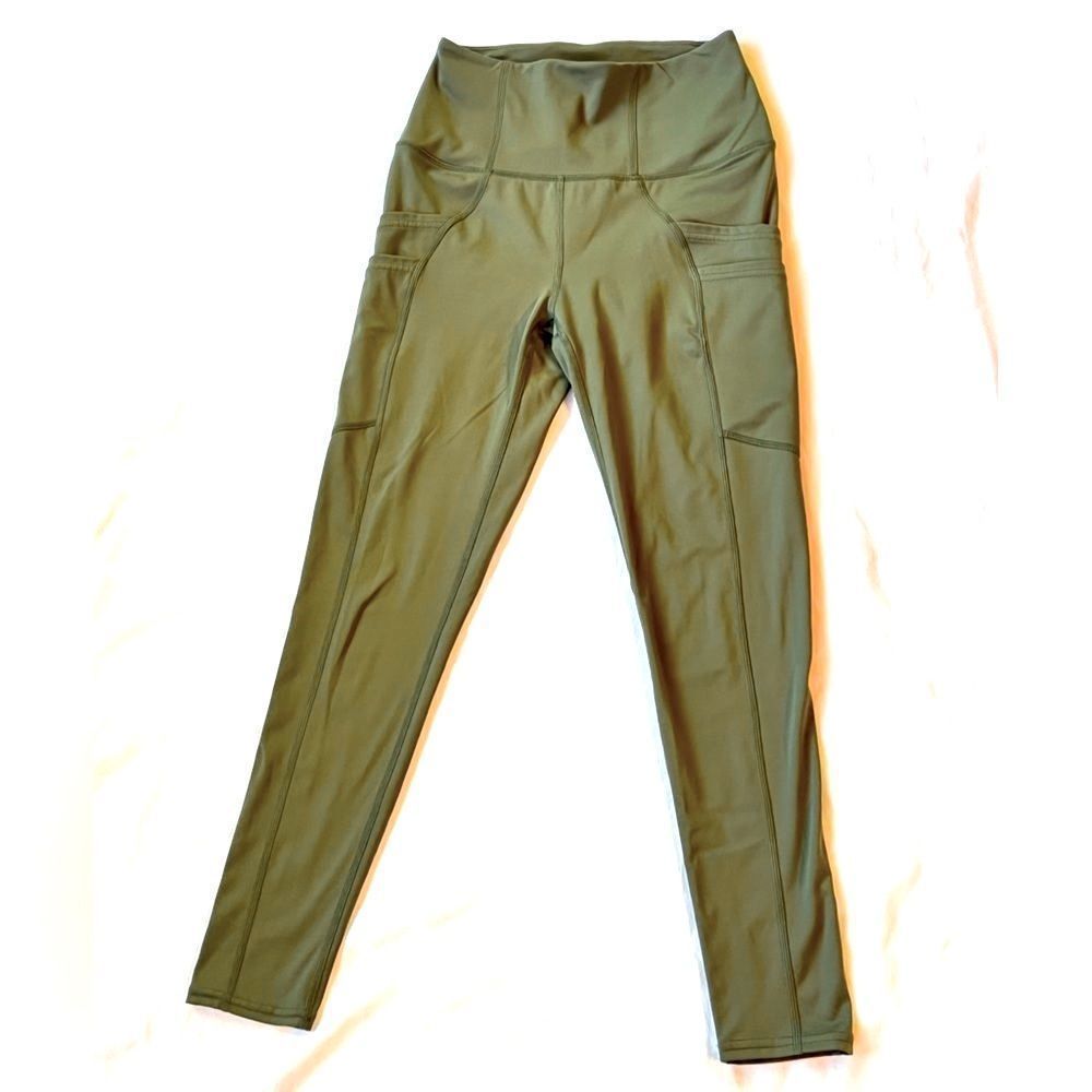 NWOT Free People FP Movement Leggings XS Olive Green High Rise